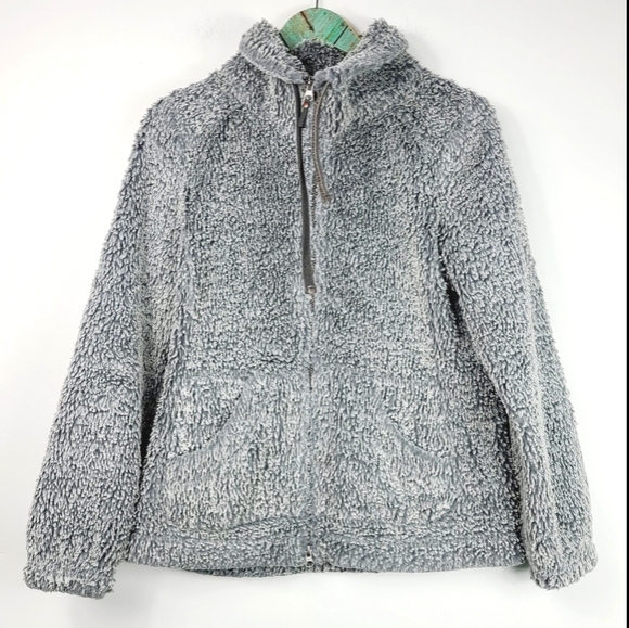 Red Robbins Cozy Sherpa Fleece Jacket M - Picture 1 of 10